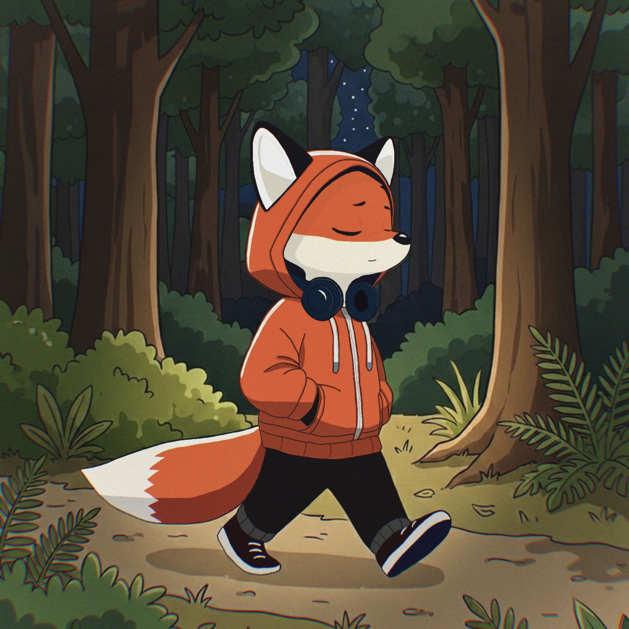 Background forest